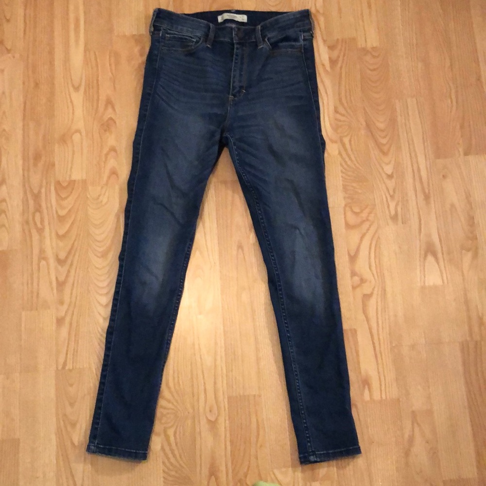 Abercrombie High Waisted Skinny Jeans